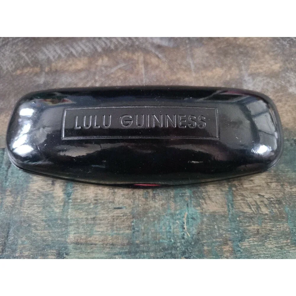 Lulu Guinness LK009 BLK B34 Women’s Eyeglasses Frames (Very Good +, Pre-Owned)